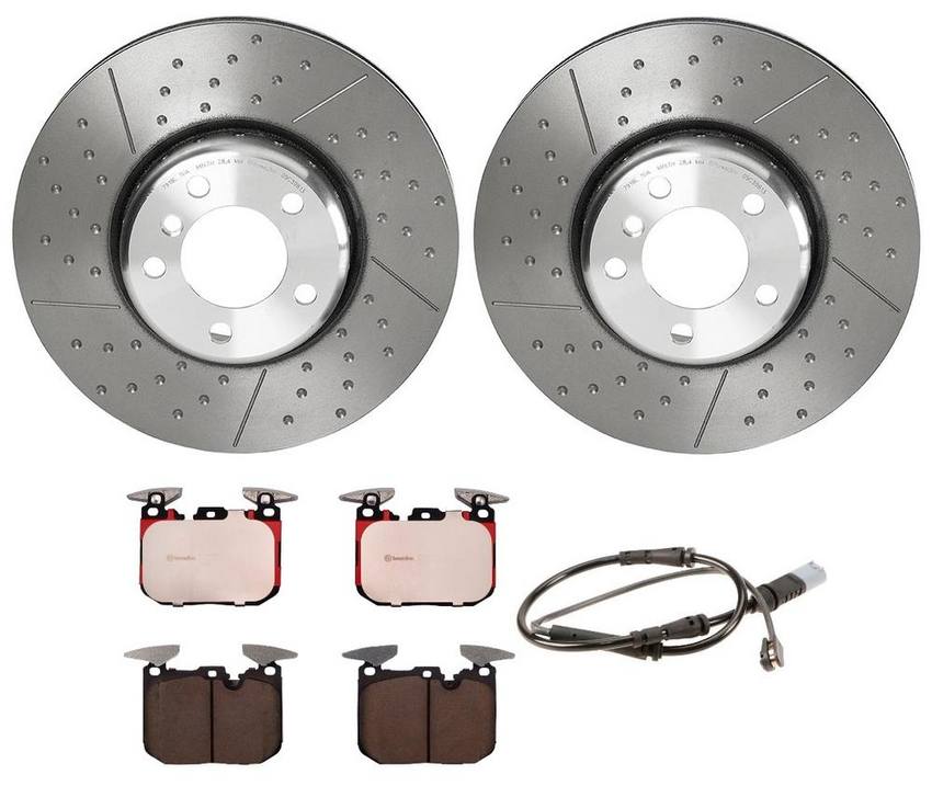 BMW Brembo Brake Kit - Pads and Rotors Front (340mm) (Ceramic) 34356792289 - Brembo 2854129KIT